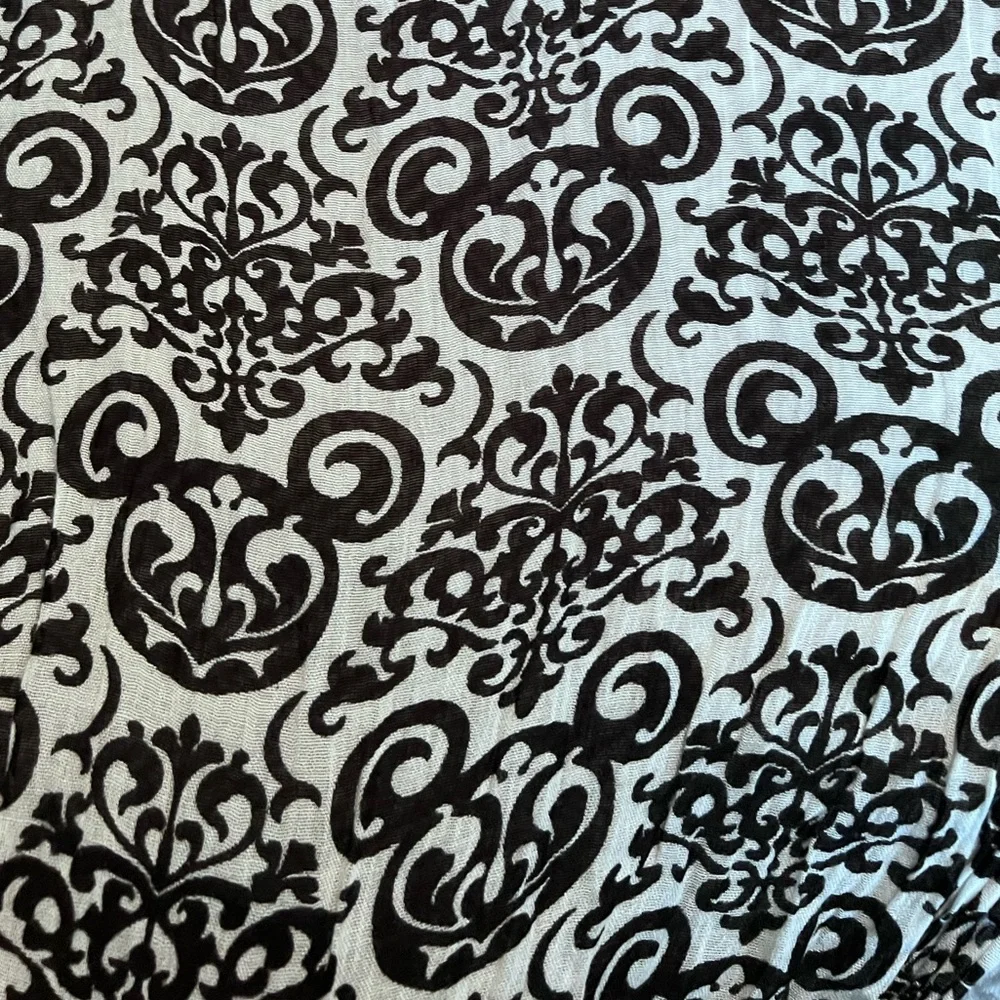 Disney Parks Hidden Mickey Icons Filigree Sheer Scarf - Picture 4 of 5